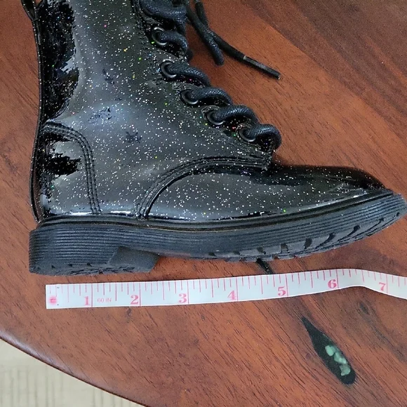 Madden Girl Sparkly Black Kids Boots - Picture 11 of 11